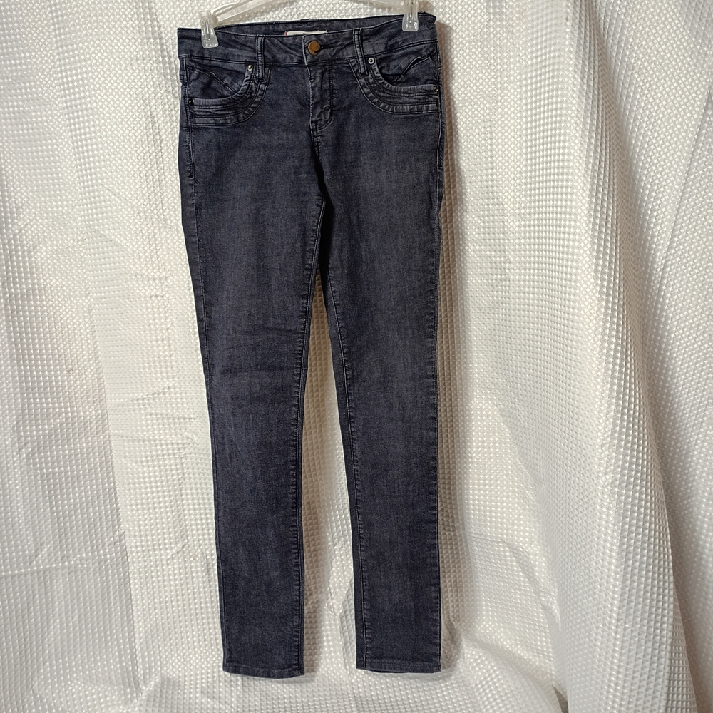 2.1 Denim Women’s Skinny Jeans in Charcoal Black